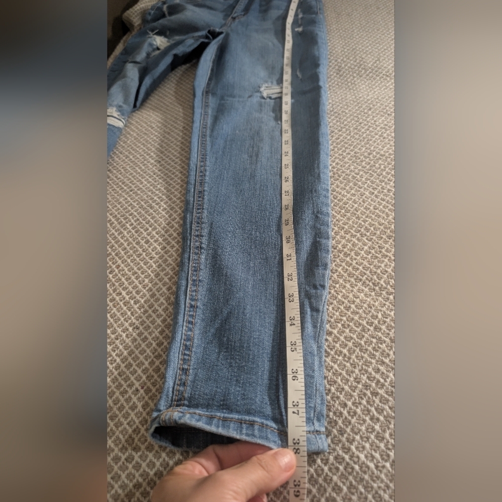 No Boundaries Light Blue Distressed Skinny Jeans - Picture 8 of 8